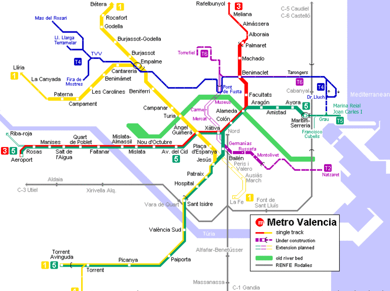 metro Walencja