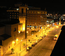 view at night