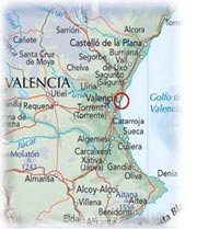 Valencia Apartment Map